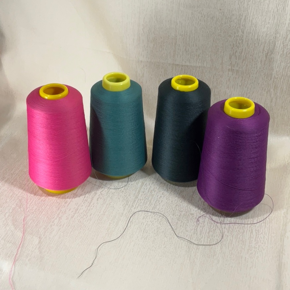 Polyester Thread Bundle of 4 Polyester Sewing/Serger Thread - Picture 2 of 11